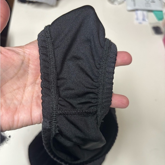 NWOT TRASHY LINGERIE Black High-Waisted Dance Panties in velvet and shiny sz M - Picture 9 of 9